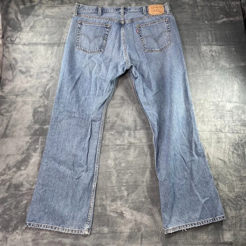 Levi's 527 Y2K Boot Cut Jeans Mens 40x32 Fit 38x32 Blue Denim Medium Wash Cowboy
